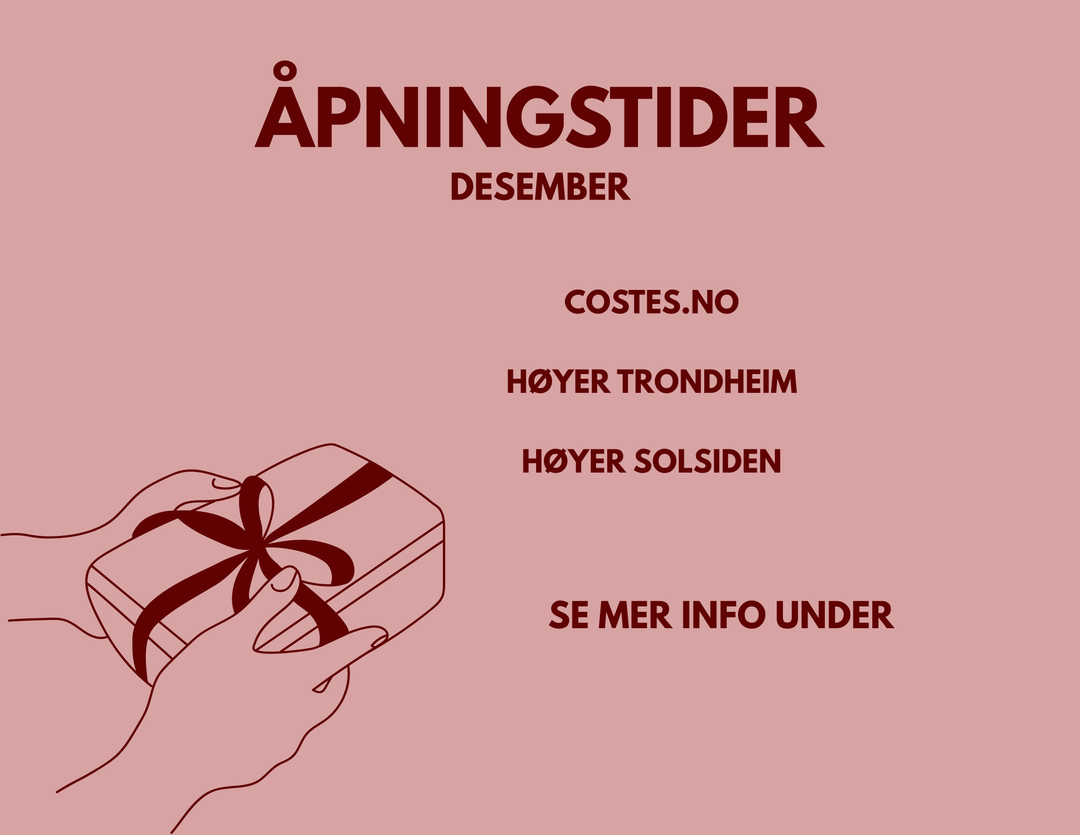 Åpningstider i desember