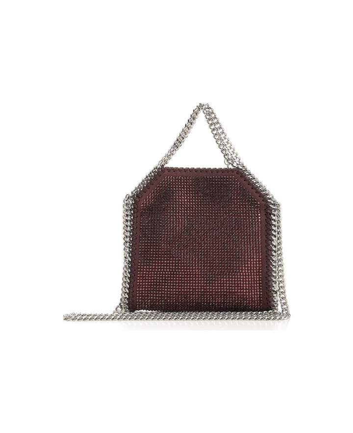 FALABELLA TINY BAG CRYSTAL HOTFIX ON ALTER SUEDE