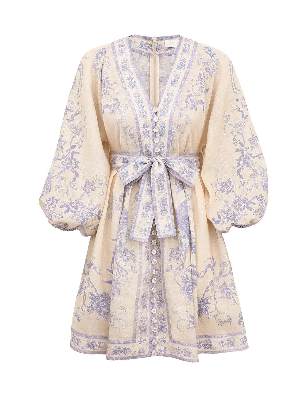 Indra Plunge Mini Dress