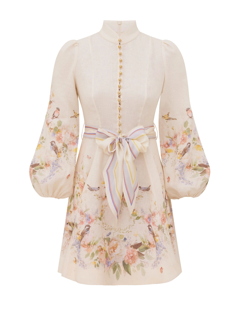 Valiant Button Mini Dress