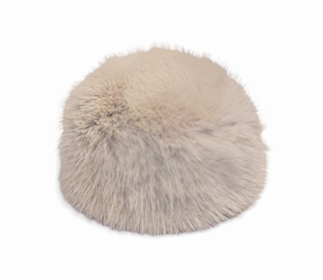 Isabella Fuskepels Hatt Lys Beige