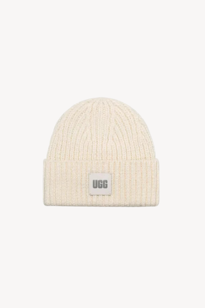 W CHUNKY RIB BEANIE