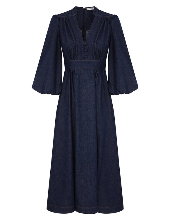 Awaken Denim Midi Dress