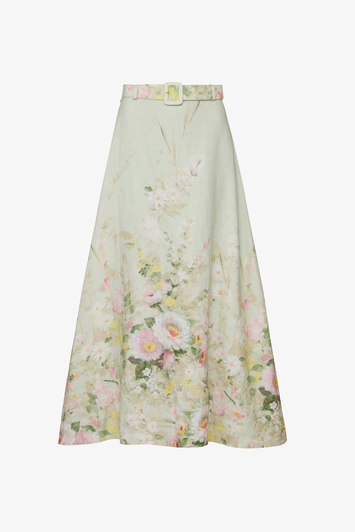 Linen Maxi Skirt