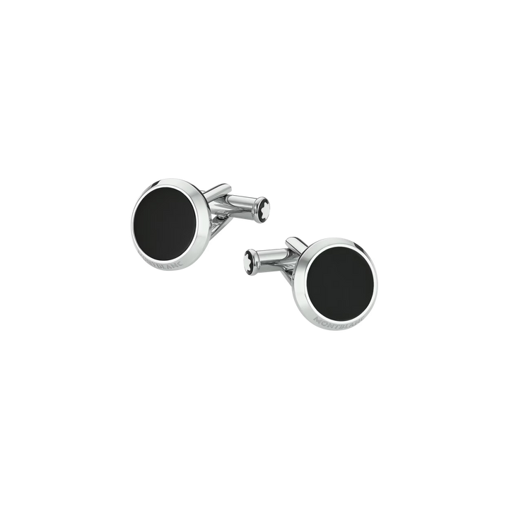 Cufflinks Round Stainless Steel