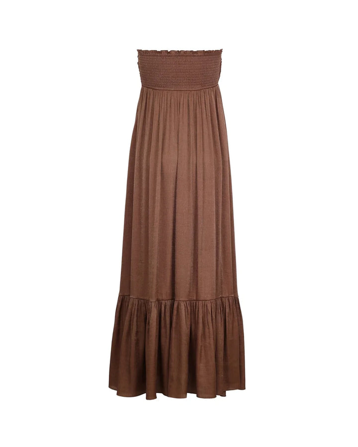 Shiny Bandeau Dress