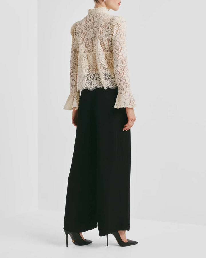 Lace Ruffle Blouse