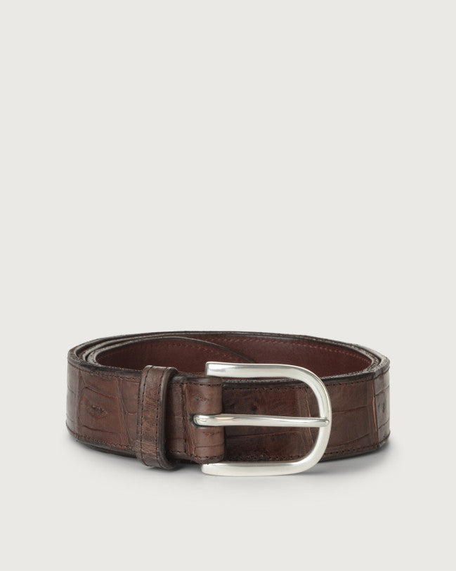 Cintura in coccodrillo