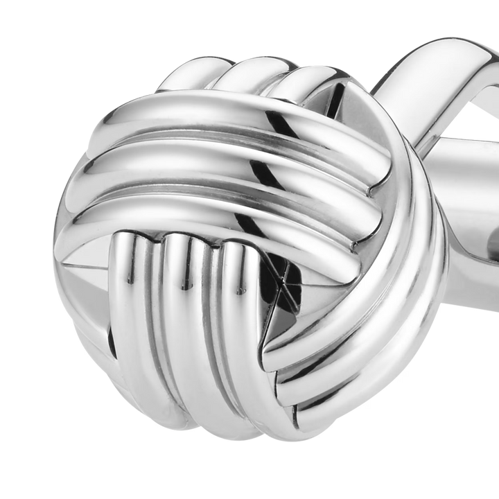 Cuff Links, knot in stainless steel