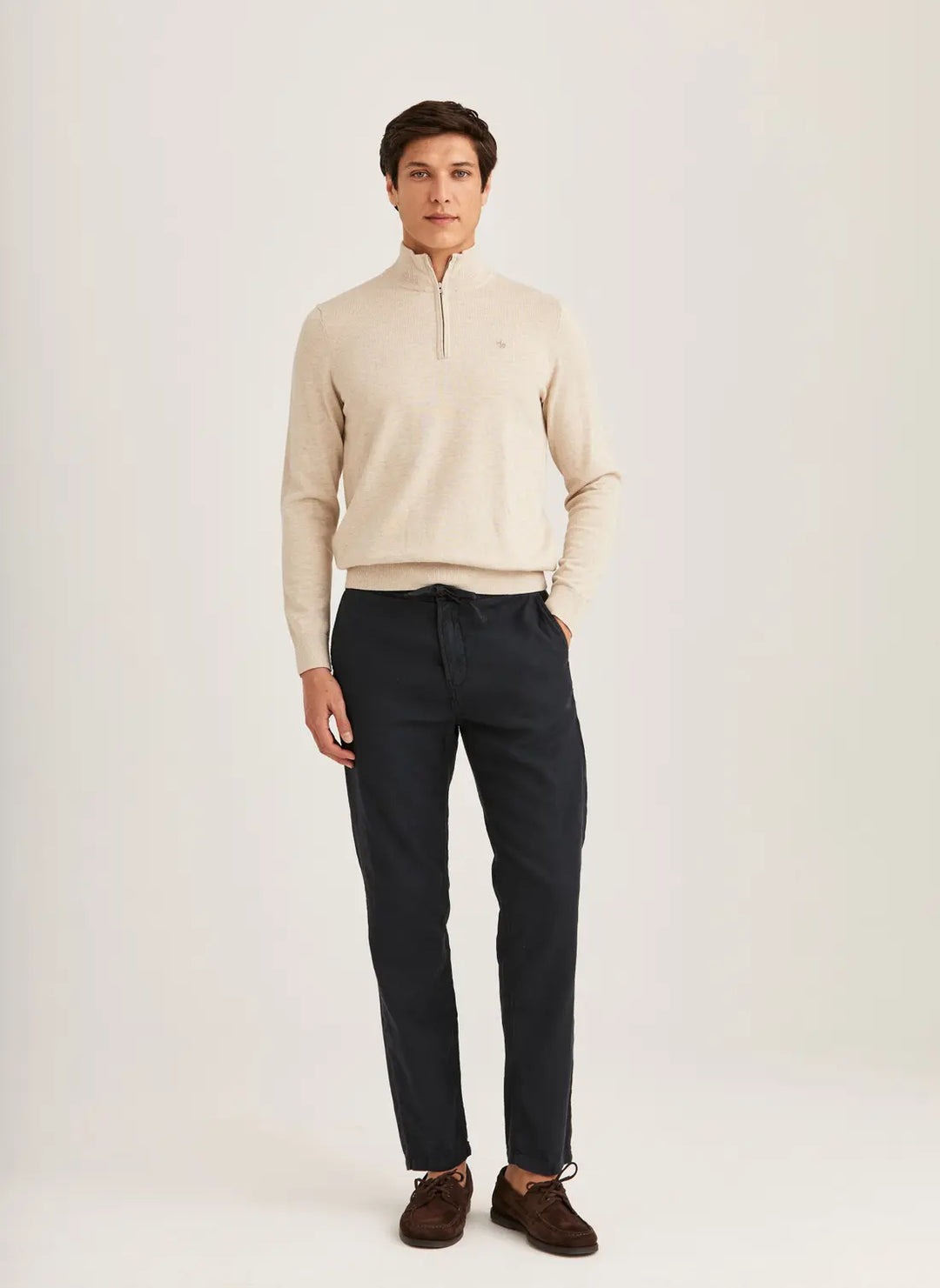 MORRIS Fenix Linen Trouser