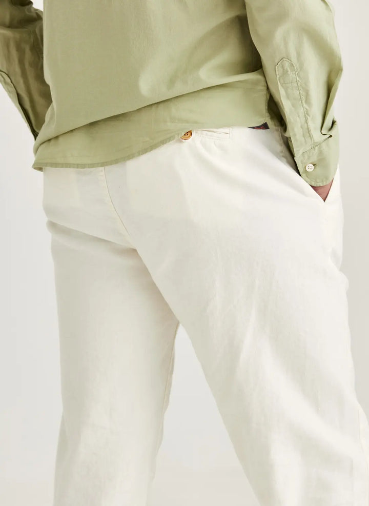 MORRIS Fenix Linen Trouser