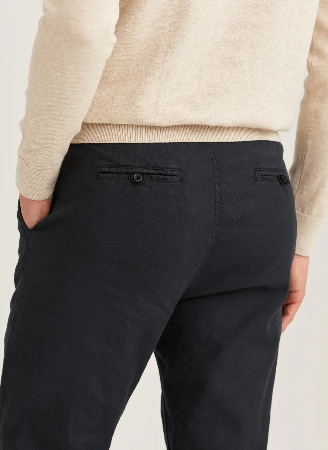 MORRIS Fenix Linen Trouser