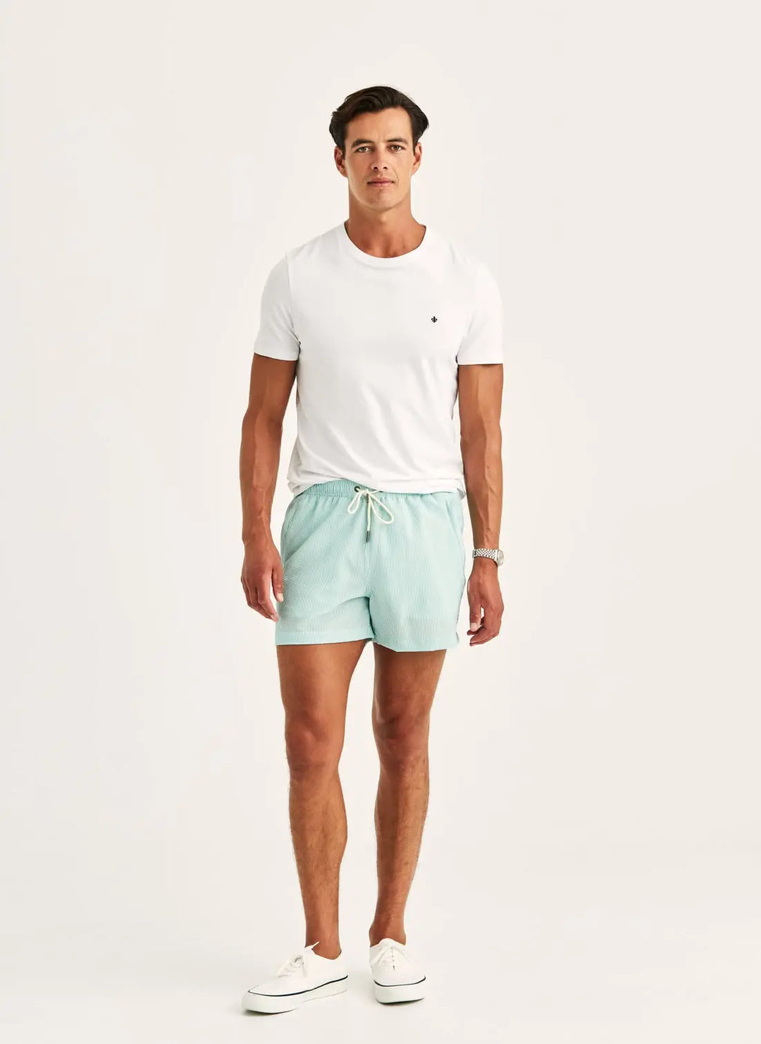Seersucker Bathing Trunks