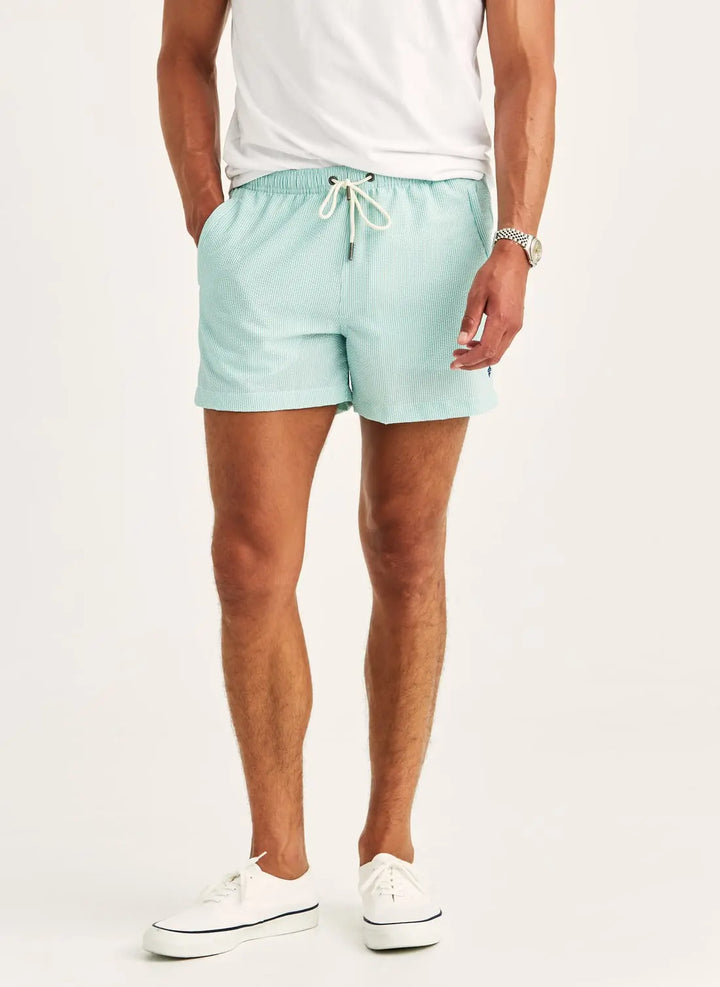 Seersucker Bathing Trunks
