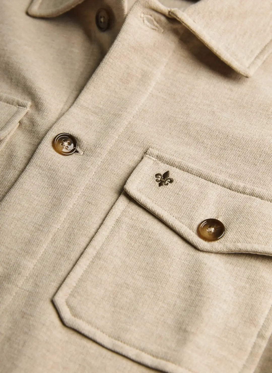 Andrew Piqué Jersey Overshirt