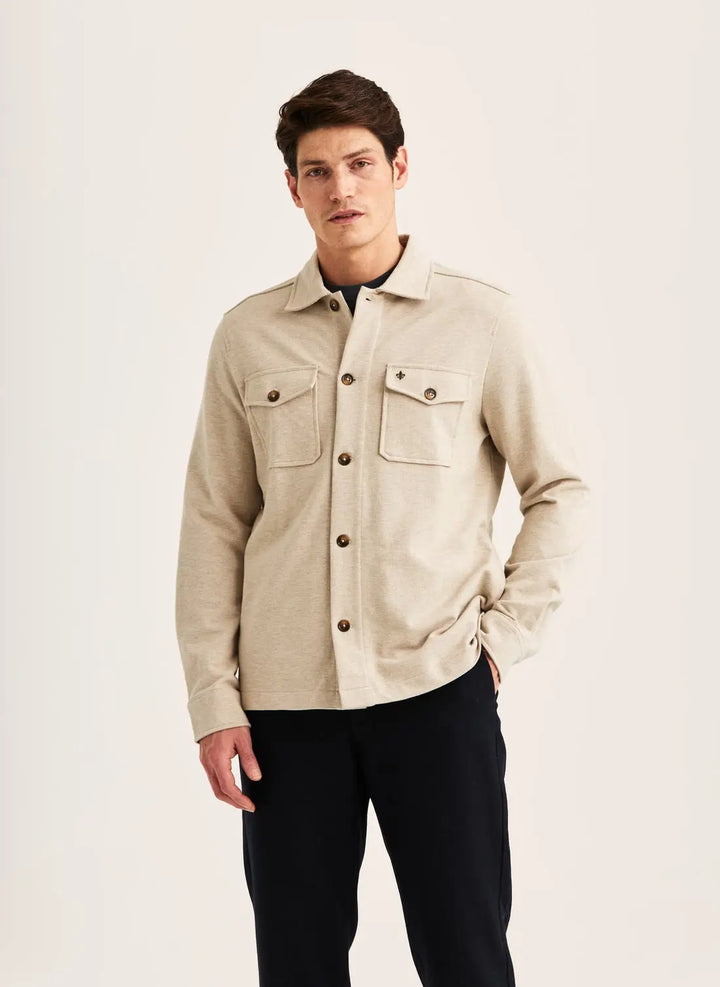 Andrew Piqué Jersey Overshirt