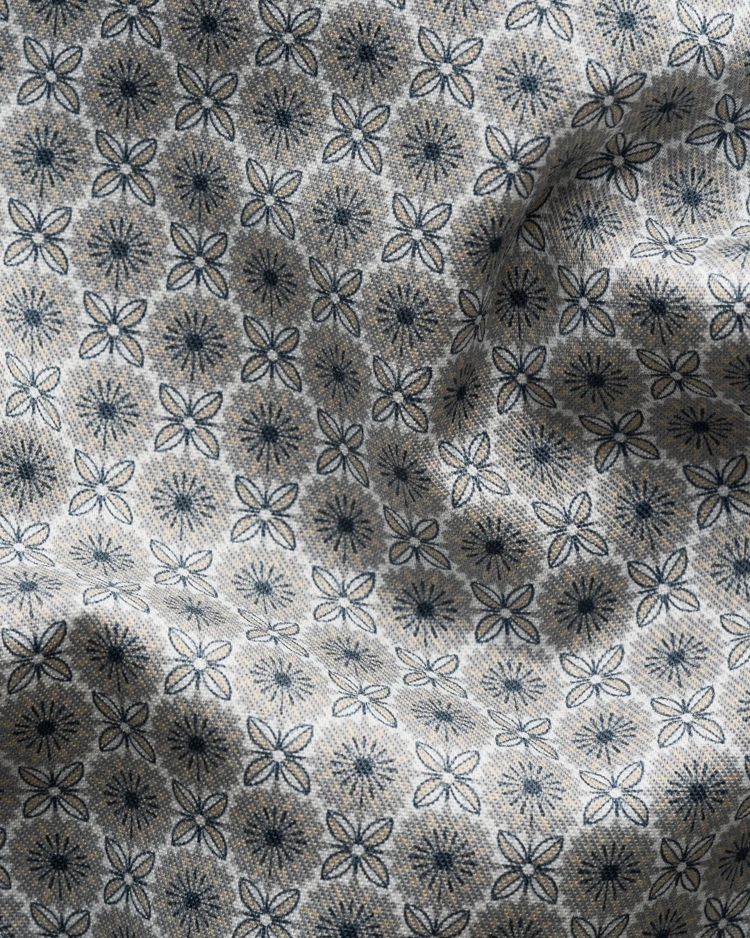 Slim Fit Micro Floral Print Shirt