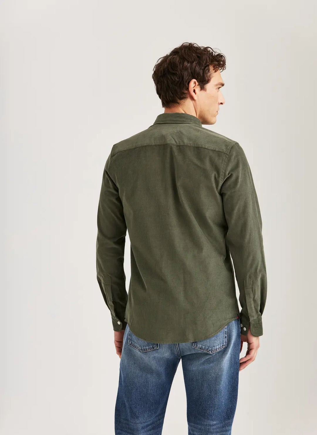 MORRIS Douglas Cord Shirt-Slim Fit