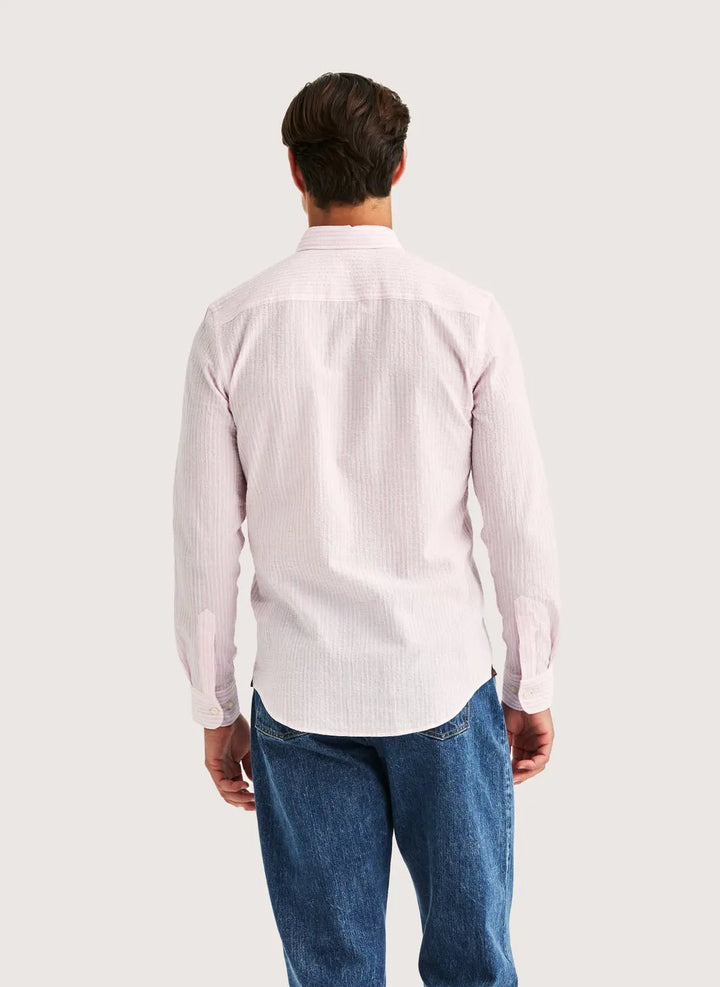 Morris Seersucker Shirt-Slim Fit