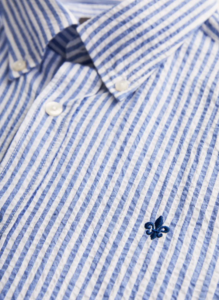 Morris Seersucker Shirt-Slim Fit