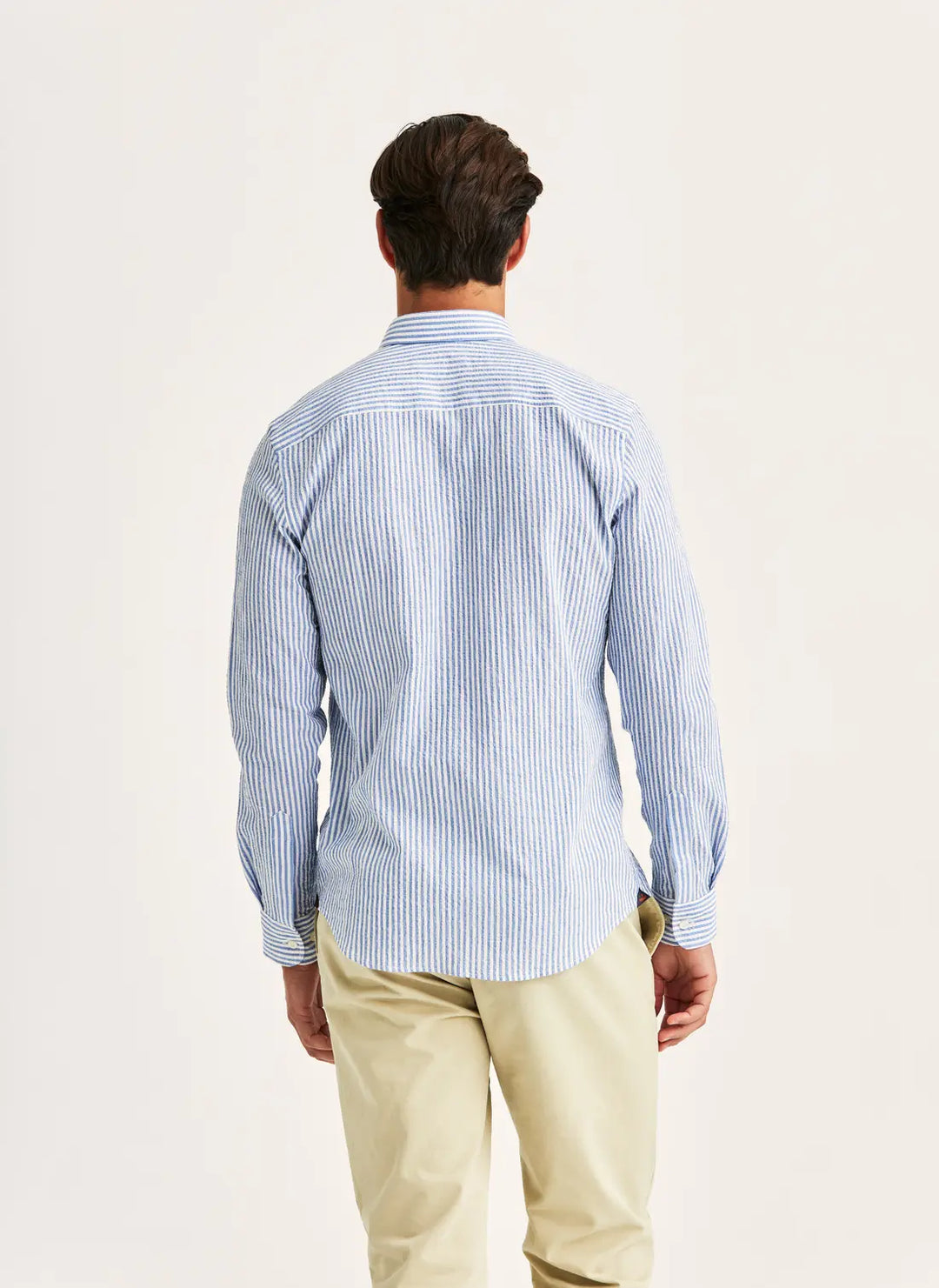 Morris Seersucker Shirt-Slim Fit