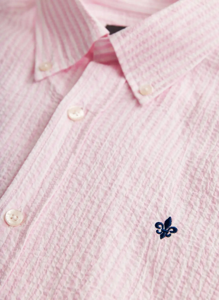 Morris Seersucker Shirt-Slim Fit