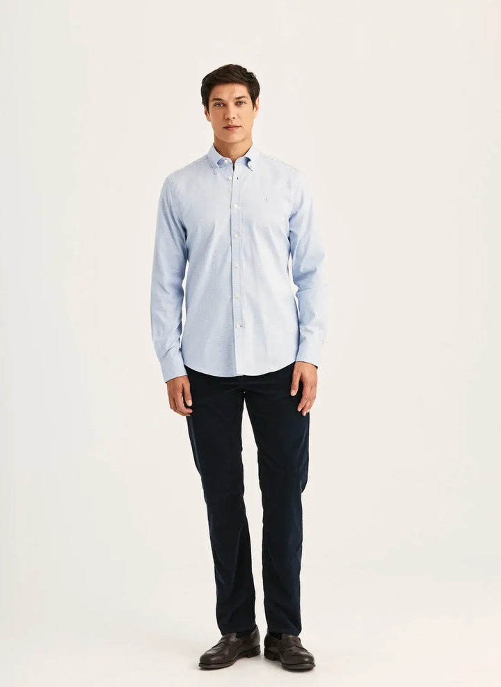Watts Stretch Flannel Shirt-Slim Fit