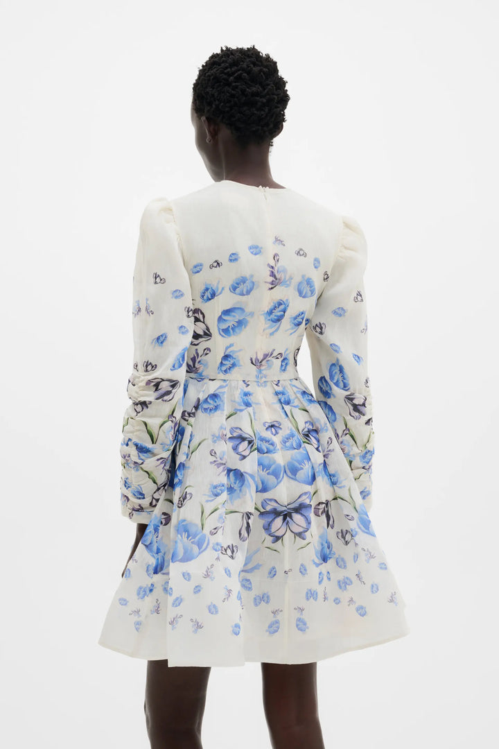 Leoni Silk Blend Mini Dress