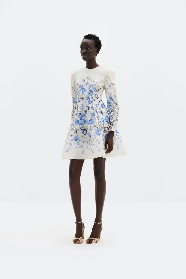Leoni Silk Blend Mini Dress