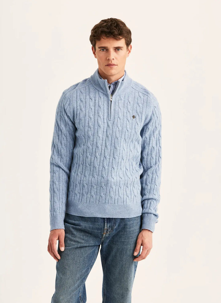Hertford Cable Half Zip