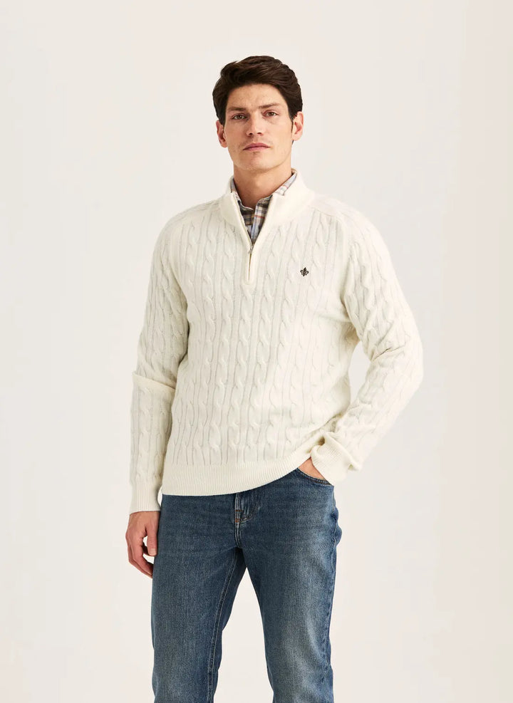 Hertford Cable Half Zip