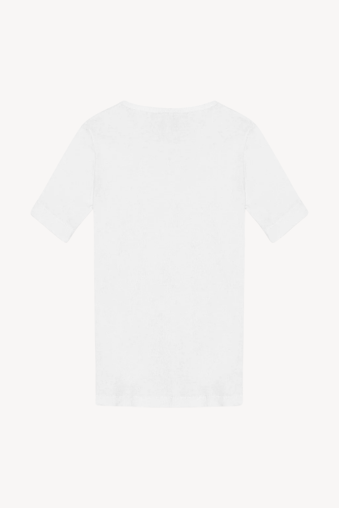 Soft Cotton Rib Short Sleeve T-Shirt