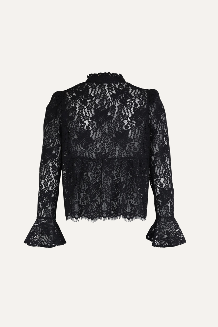 Lace Ruffle Blouse