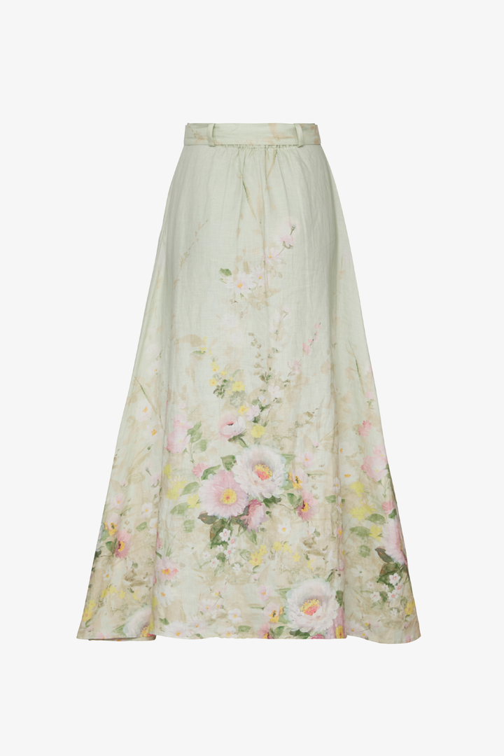 Linen Maxi Skirt