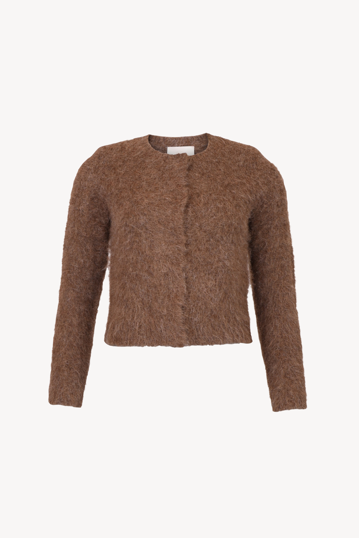 Hairy Knit Jacket