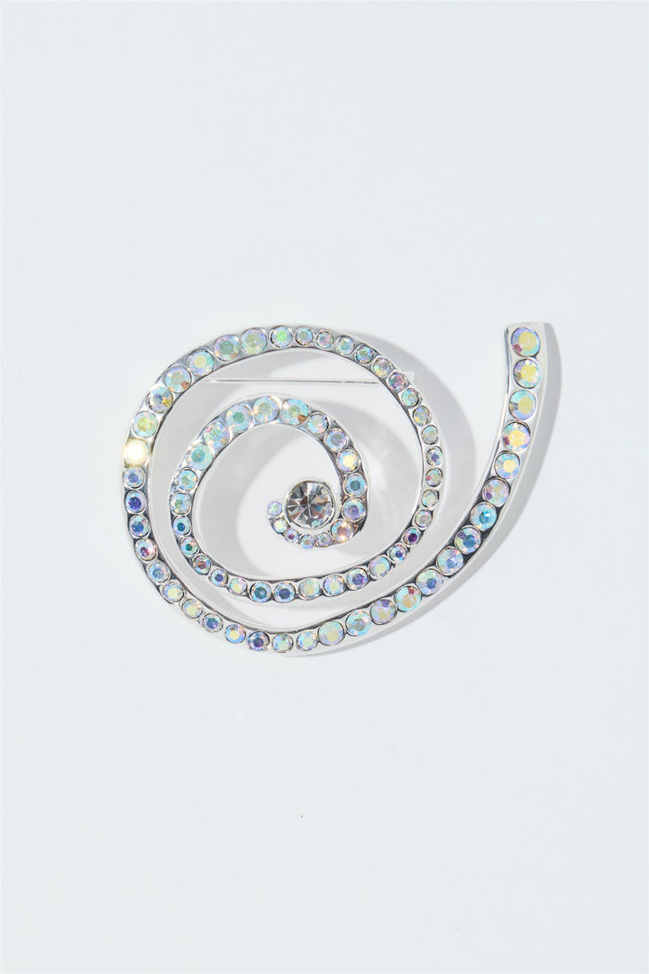 DIAMOND DAHLIA BROOCH
