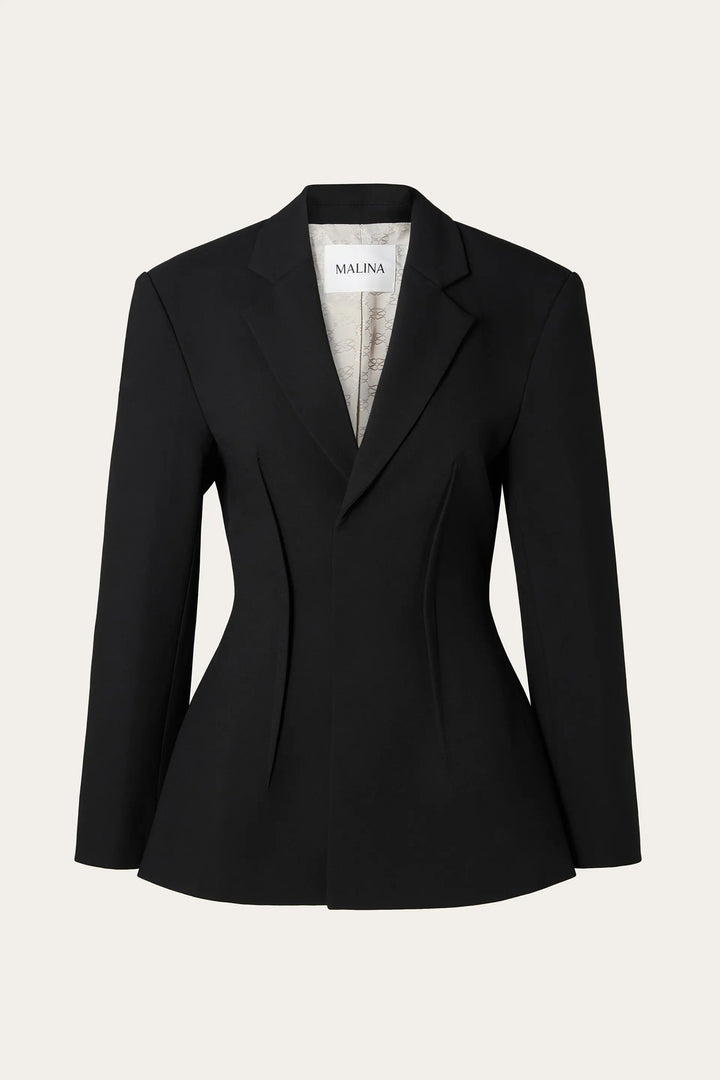 Leonne Seam Detailed Fitted Blazer