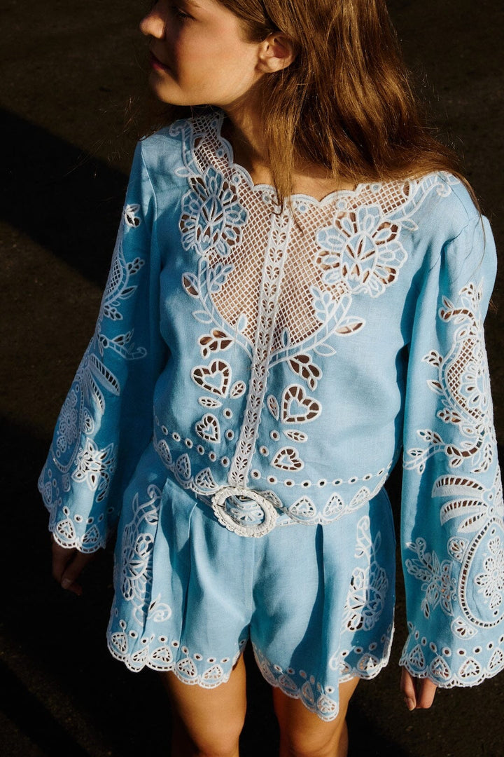 ROMANTIC RICHELIEU BLOUSE