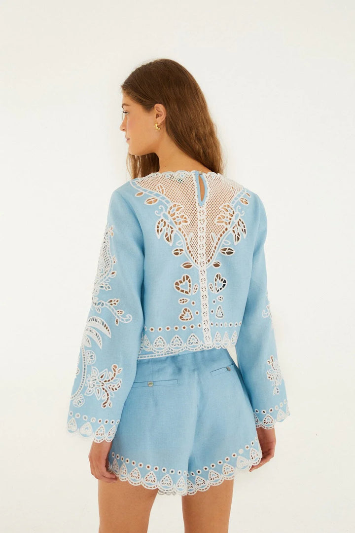 ROMANTIC RICHELIEU BLOUSE