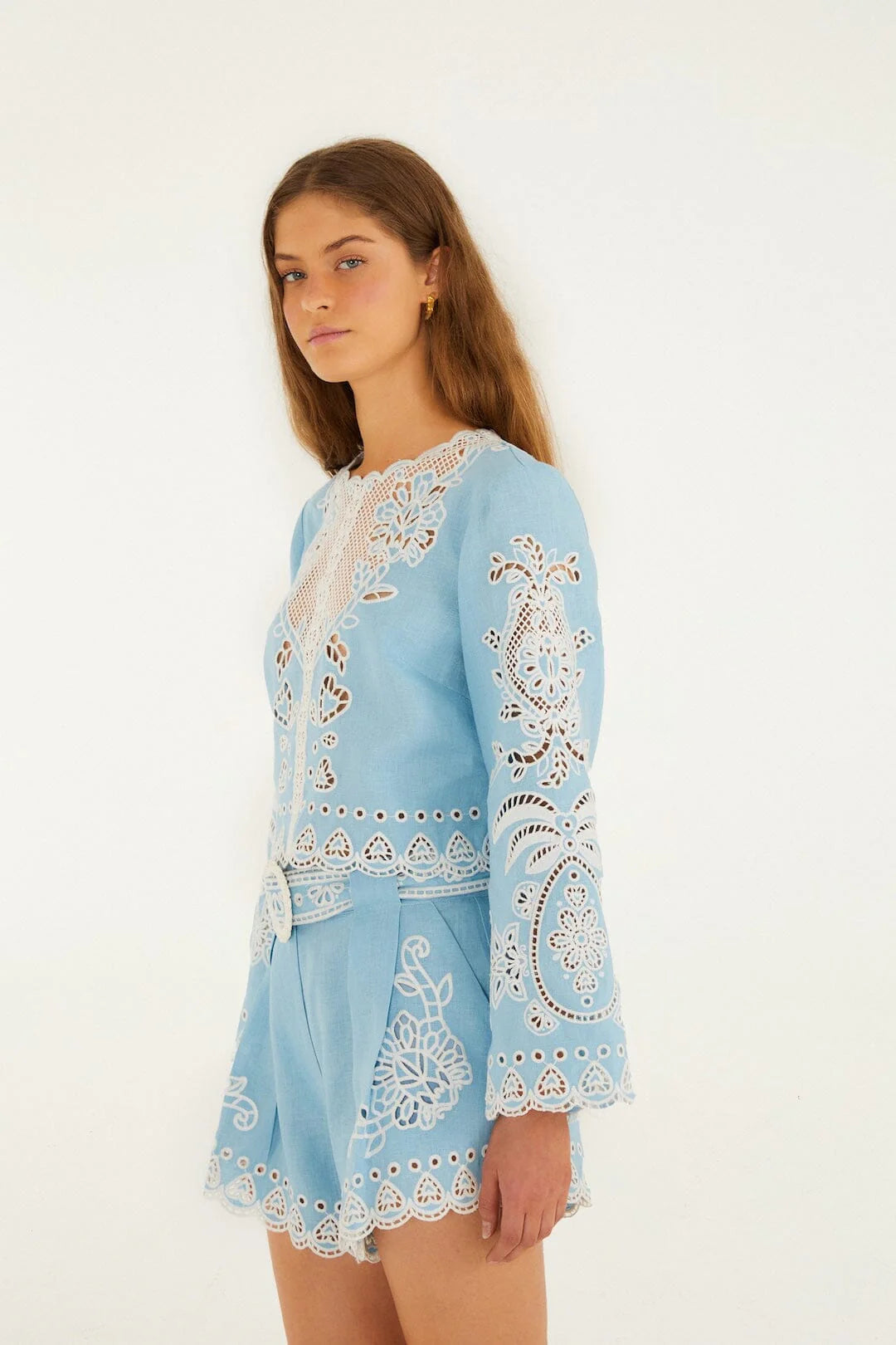 ROMANTIC RICHELIEU BLOUSE