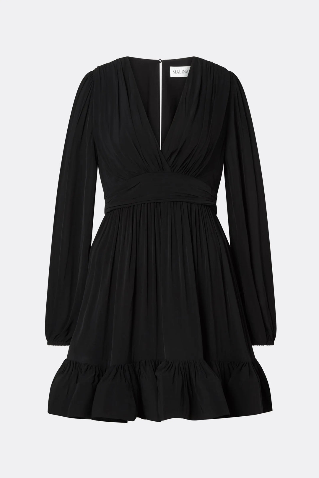 Jadie V-Neck Ruffled Mini Dress