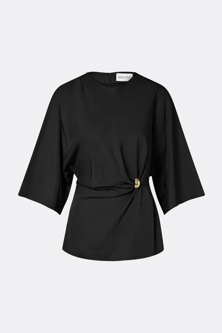 Zilla Brooch Detailed Blouse