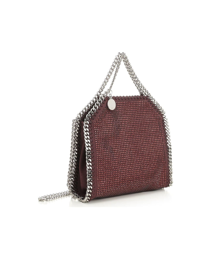 FALABELLA TINY BAG CRYSTAL HOTFIX ON ALTER SUEDE
