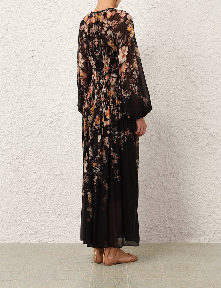 Carousel Billow Maxi Dress