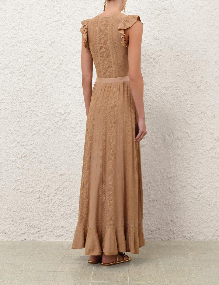 Aster Metallic Pointelle Tank