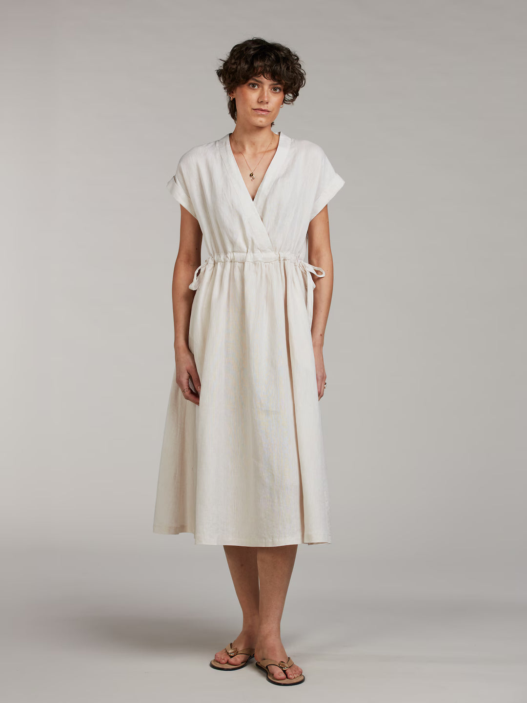 Lana Dress, V-neck wrap