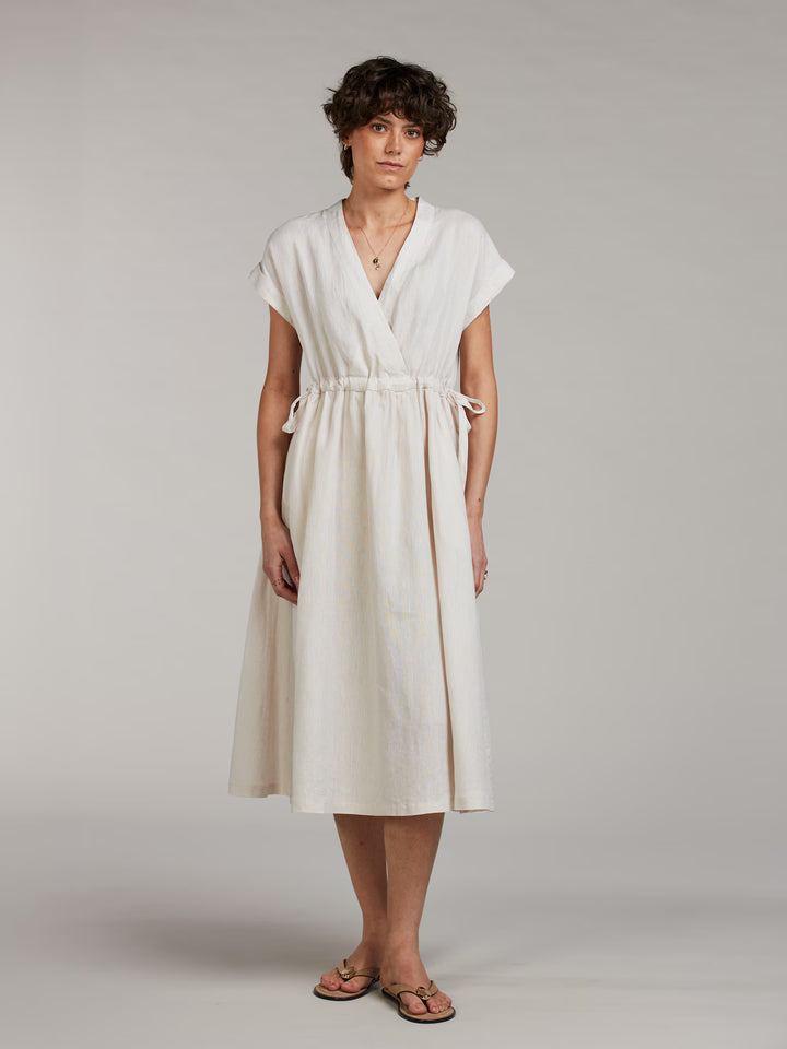 Lana Dress, V-neck wrap