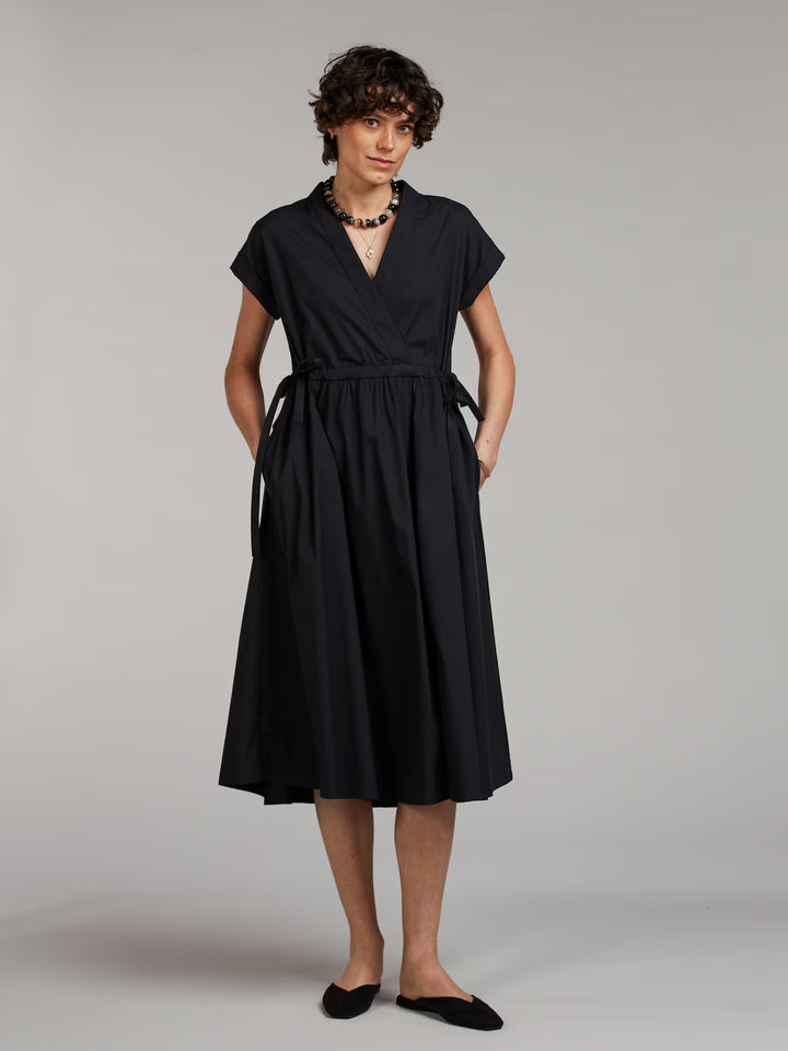 Lana Dress, V-neck wrap