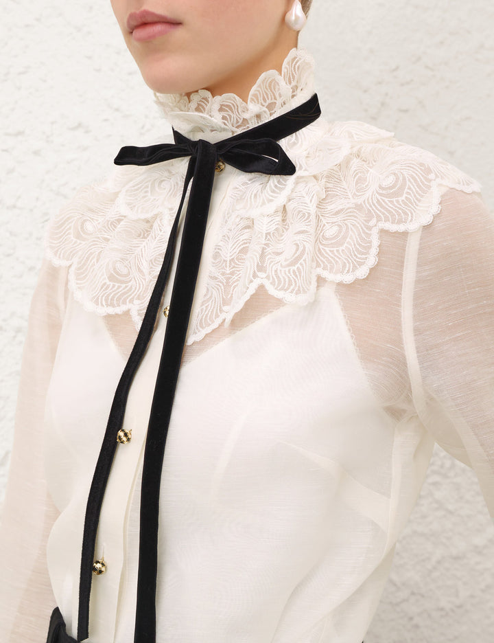 Valiant Tuxedo Blouse