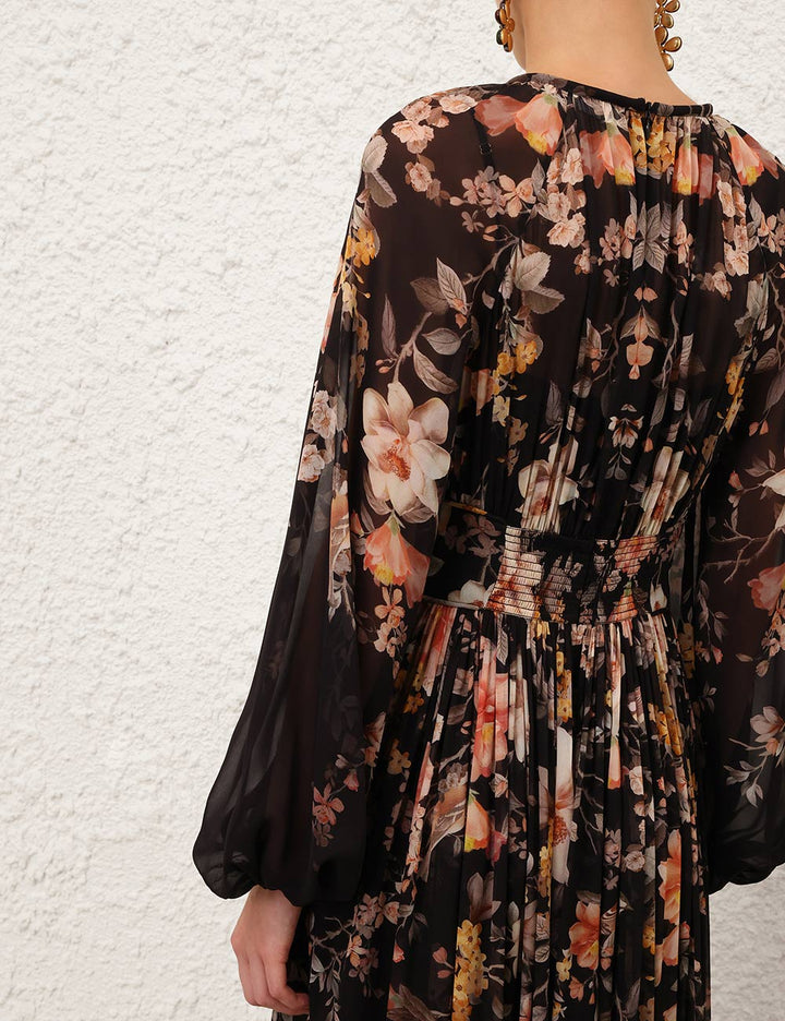 Carousel Billow Maxi Dress